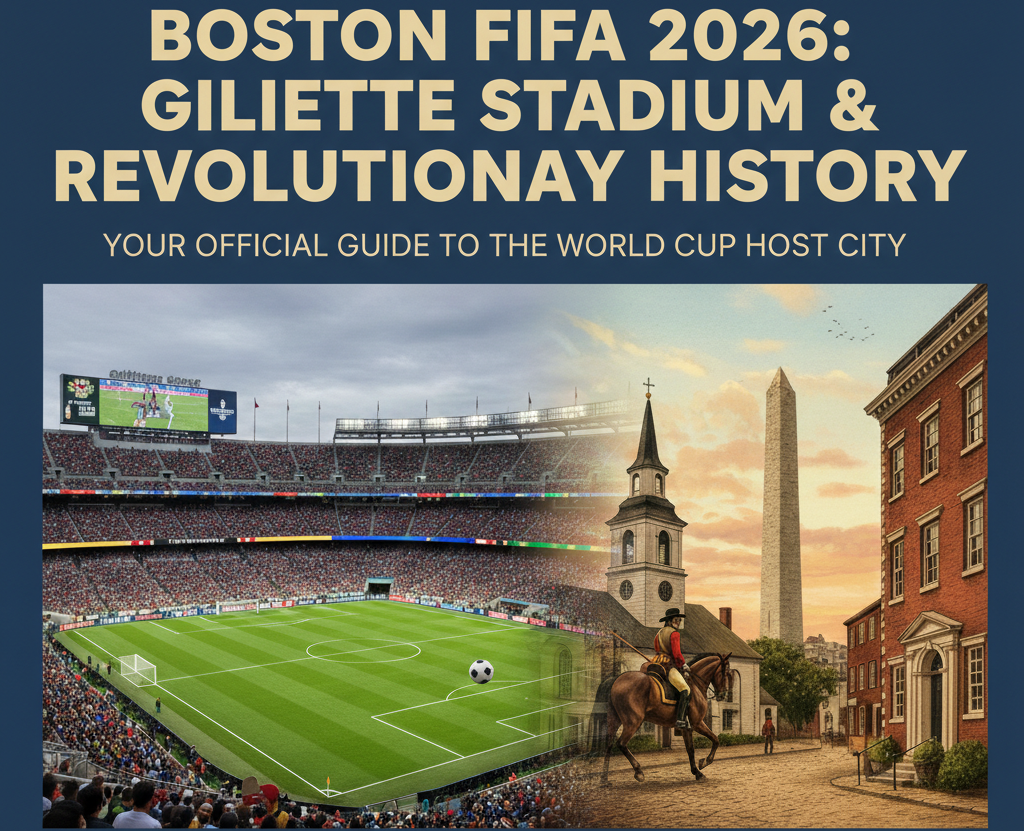 Boston FIFA 2026 Guide: Gillette Stadium & Revolutionary History