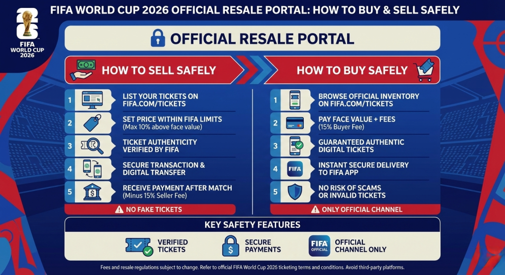 FIFA 2026 Official Resale Portal: How to Buy & Sell Safely