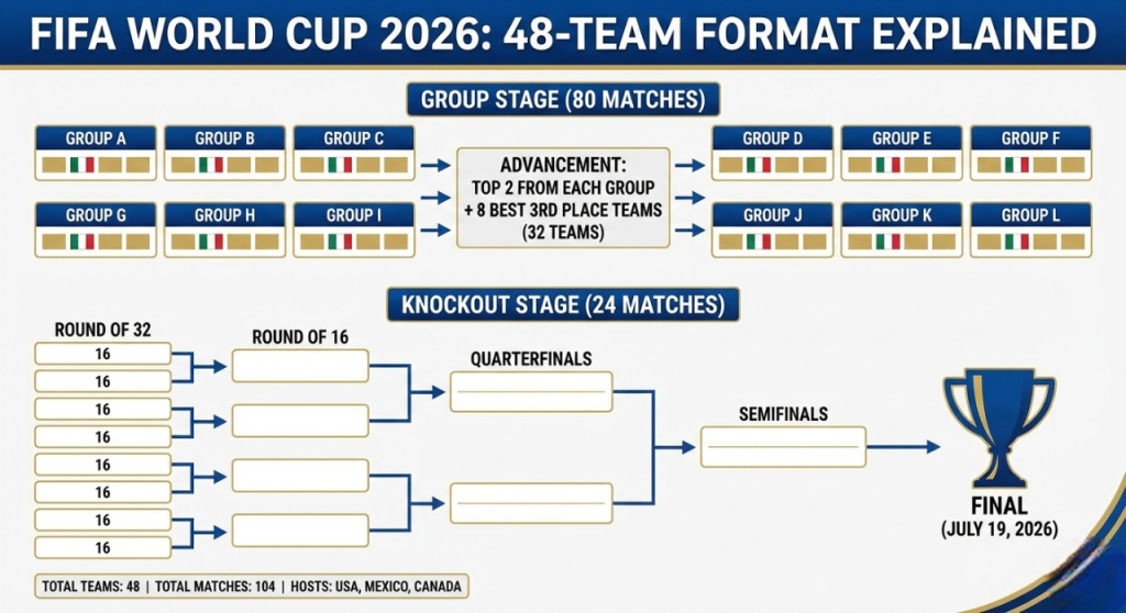 48-Team Format Explained: How FIFA World Cup 2026 Works | Complete Guide