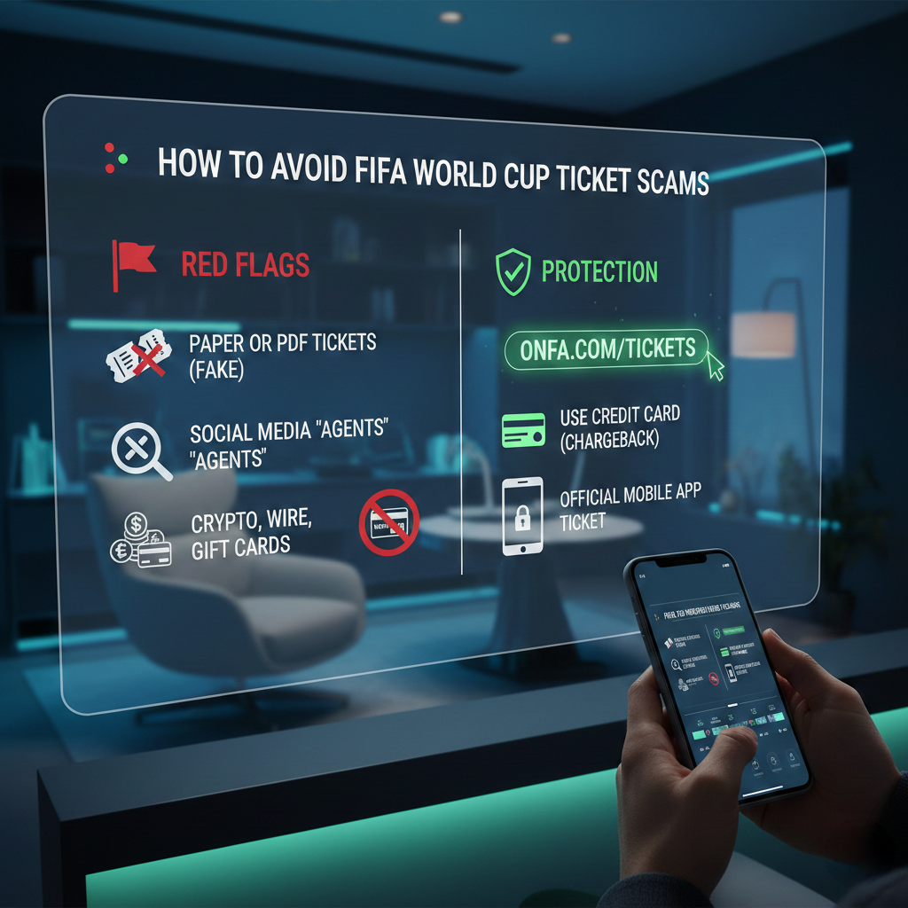 How to Avoid FIFA World Cup Ticket Scams: Red Flags & Protection